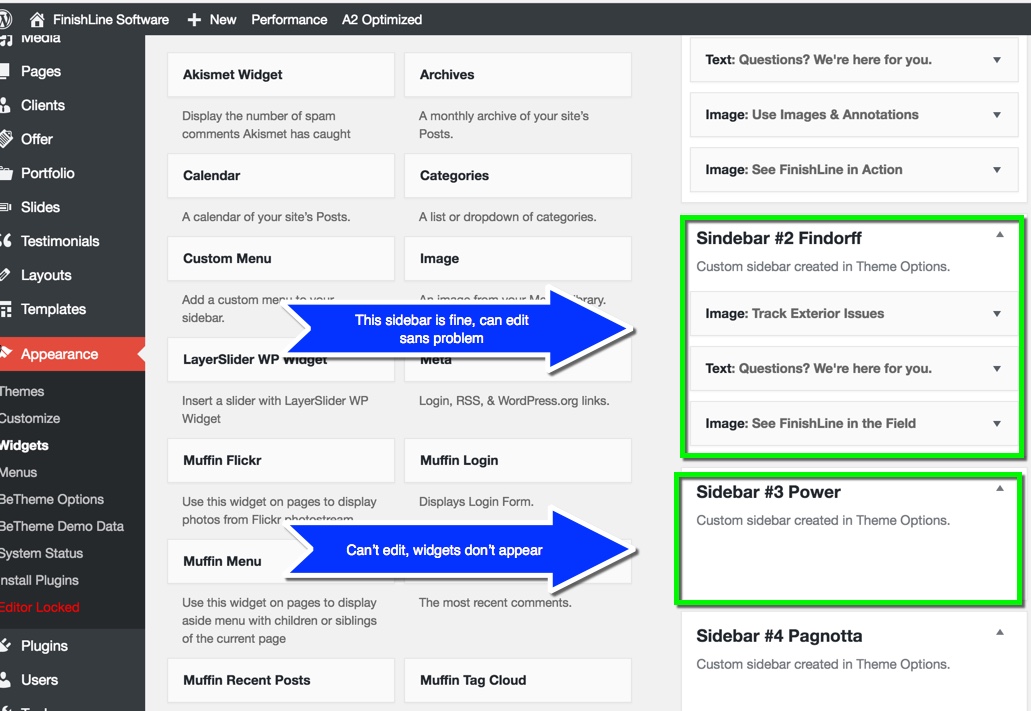 sidebar-issues – FinishLine Software